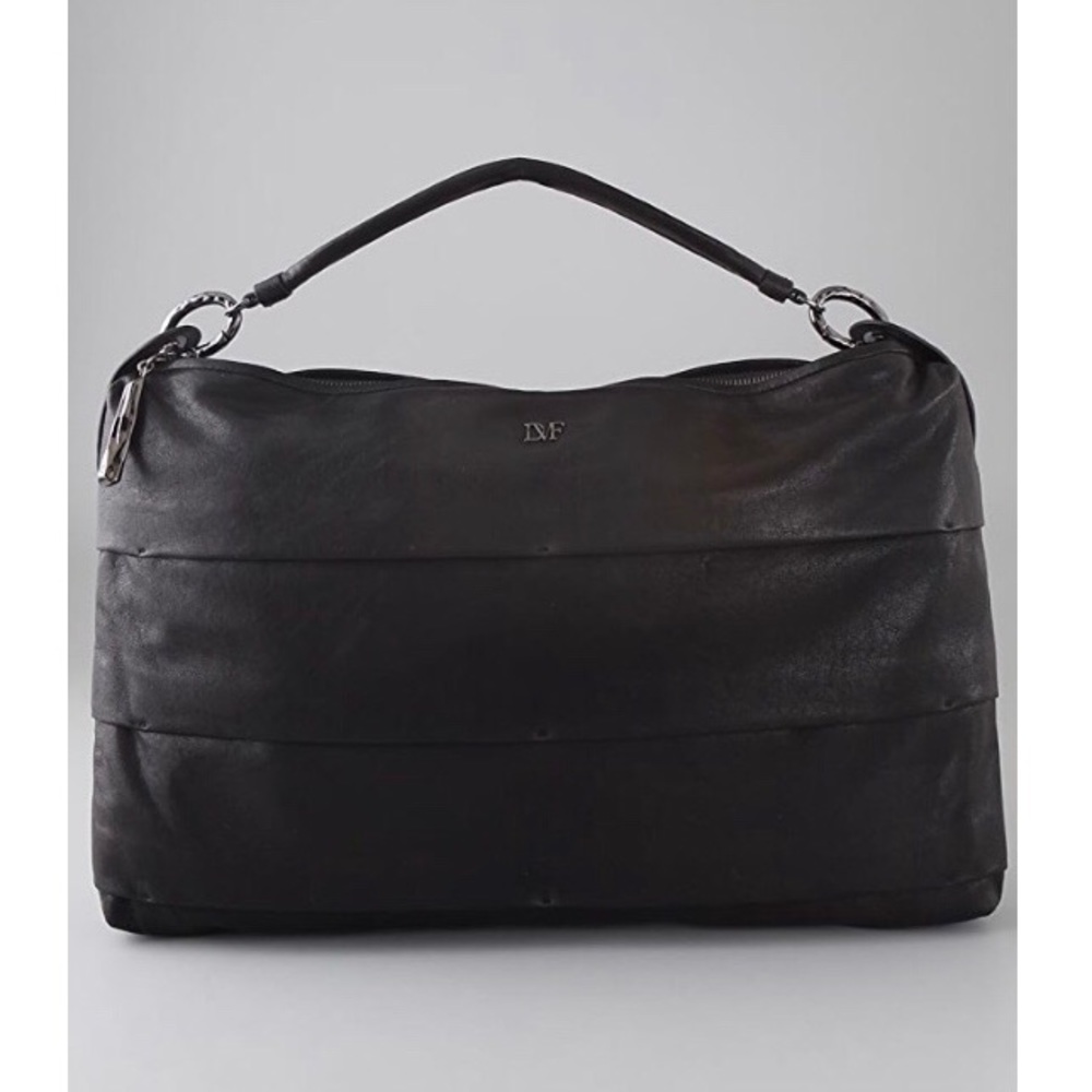 DVF Alexandra Leather Messenger Bag